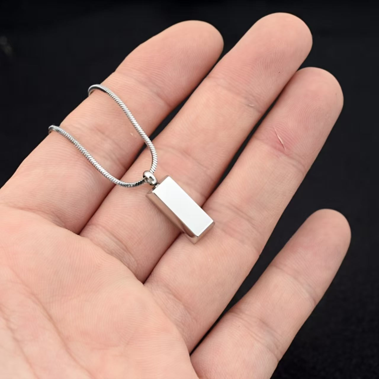 Titanium Brick Necklace | OVRSZN