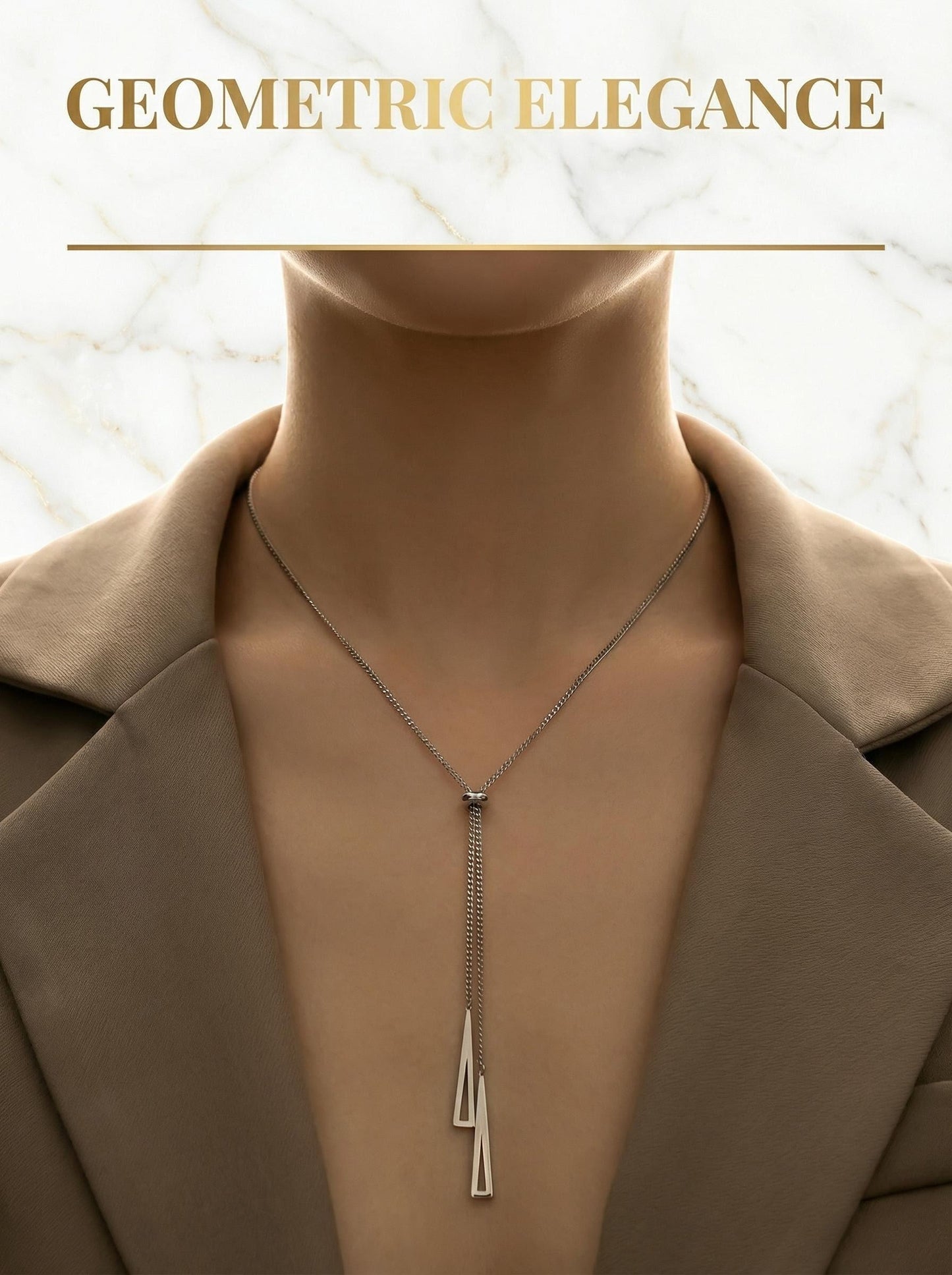 Adjustable Triangle Necklace | OVRSZN