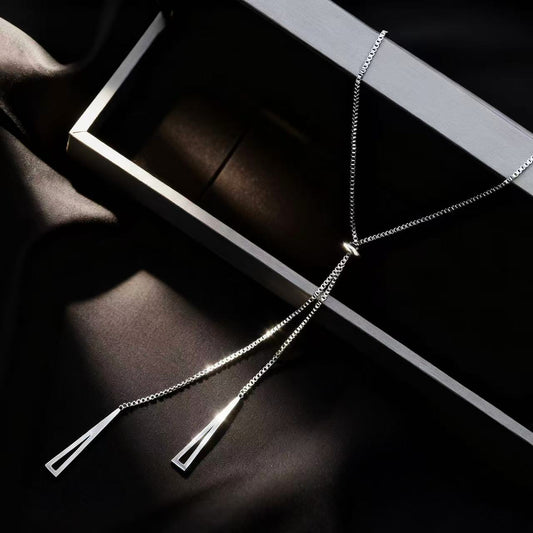 Adjustable Triangle Necklace | OVRSZN