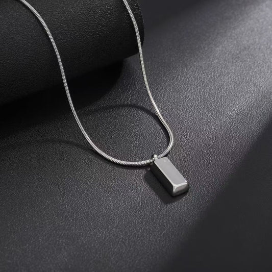Titanium Brick Necklace | OVRSZN