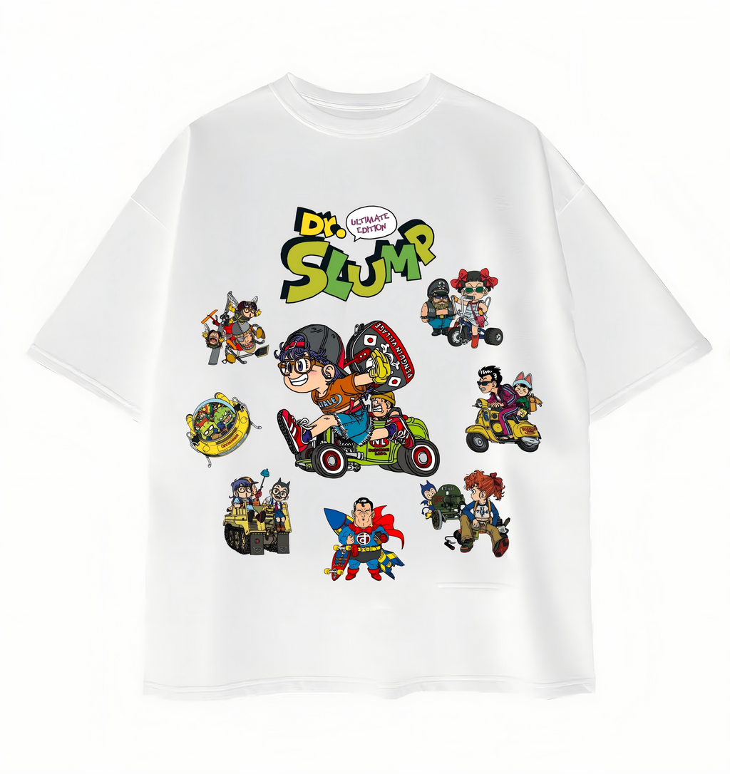 Arale Graphic Tee – Oversized Hip Hop Streetwear T-Shirt with Original Artwork