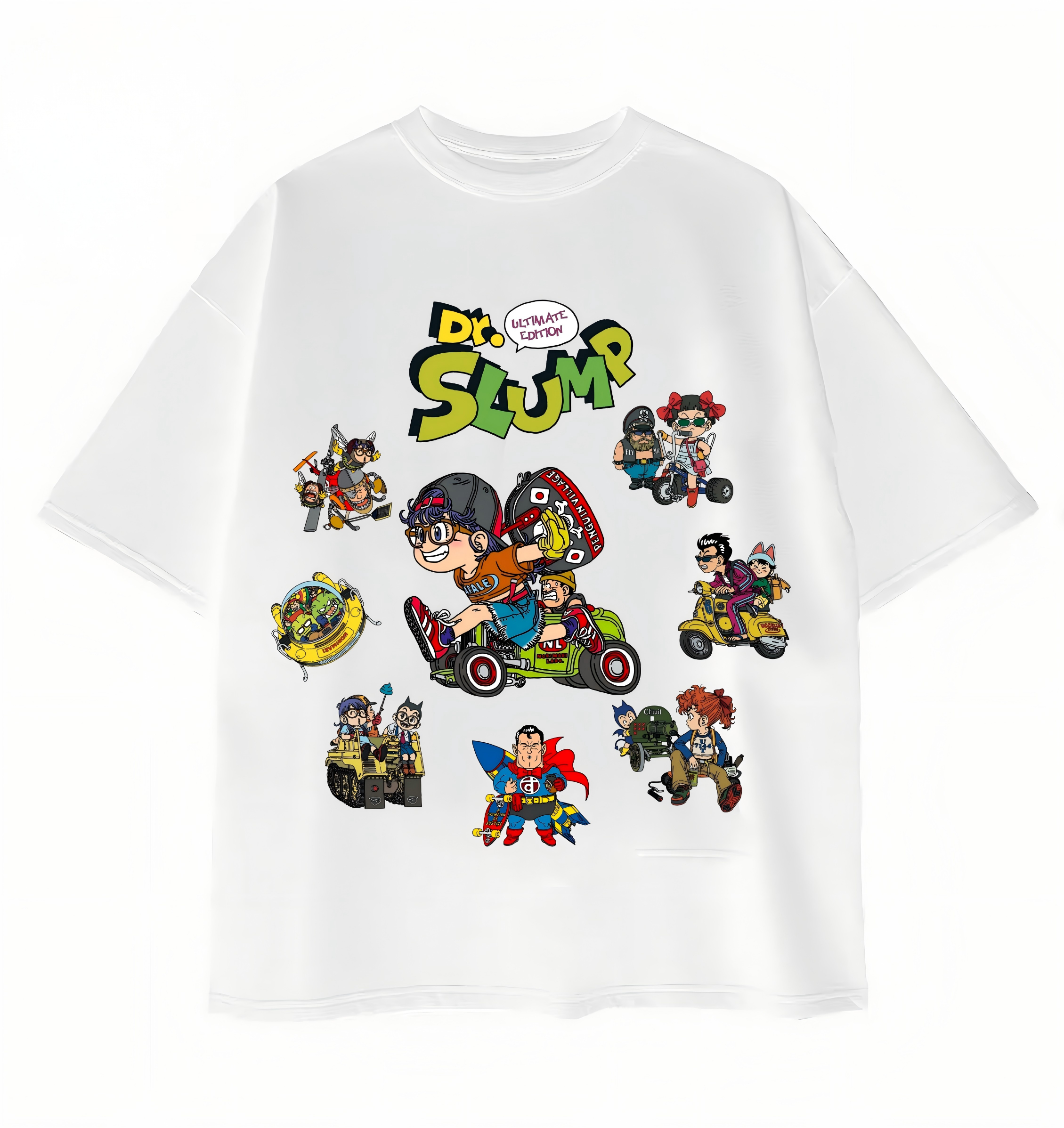 Arale Graphic Tee – Oversized Hip Hop Streetwear T-Shirt with Original Artwork