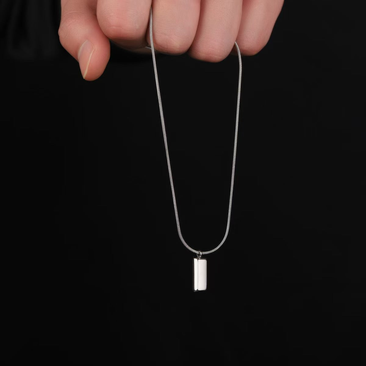 Titanium Brick Necklace | OVRSZN