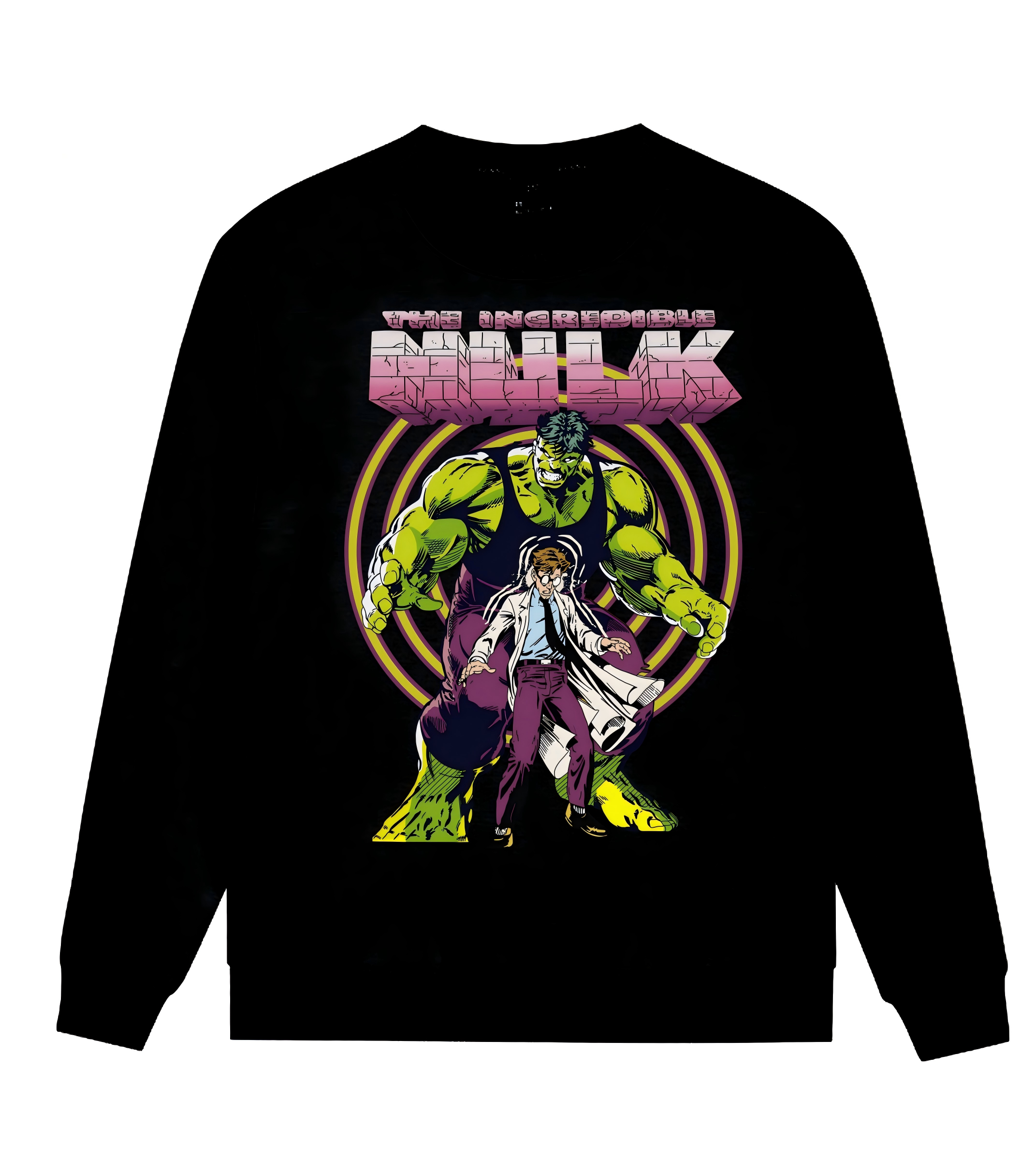 Green Giant Graphic Sweatshirt – Oversized Hip Hop Streetwear Pullover with Original Artwork