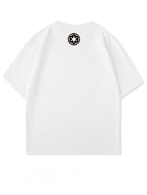 Cosmic Battle Graphic Tee – Oversized Streetwear T-Shirt with Original Artwork