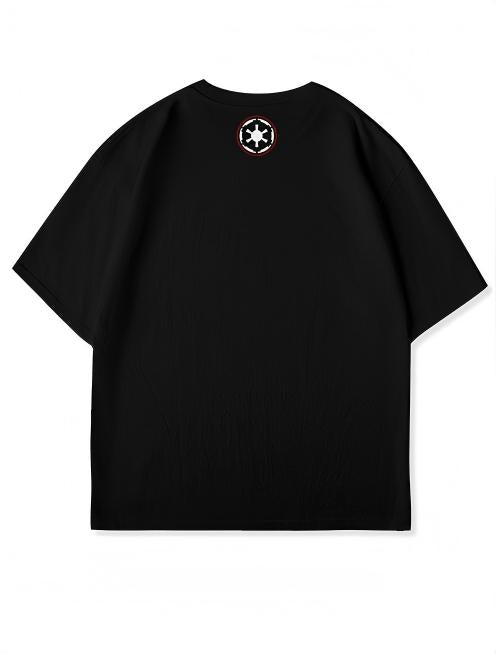 Cosmic Battle Graphic Tee – Oversized Streetwear T-Shirt with Original Artwork