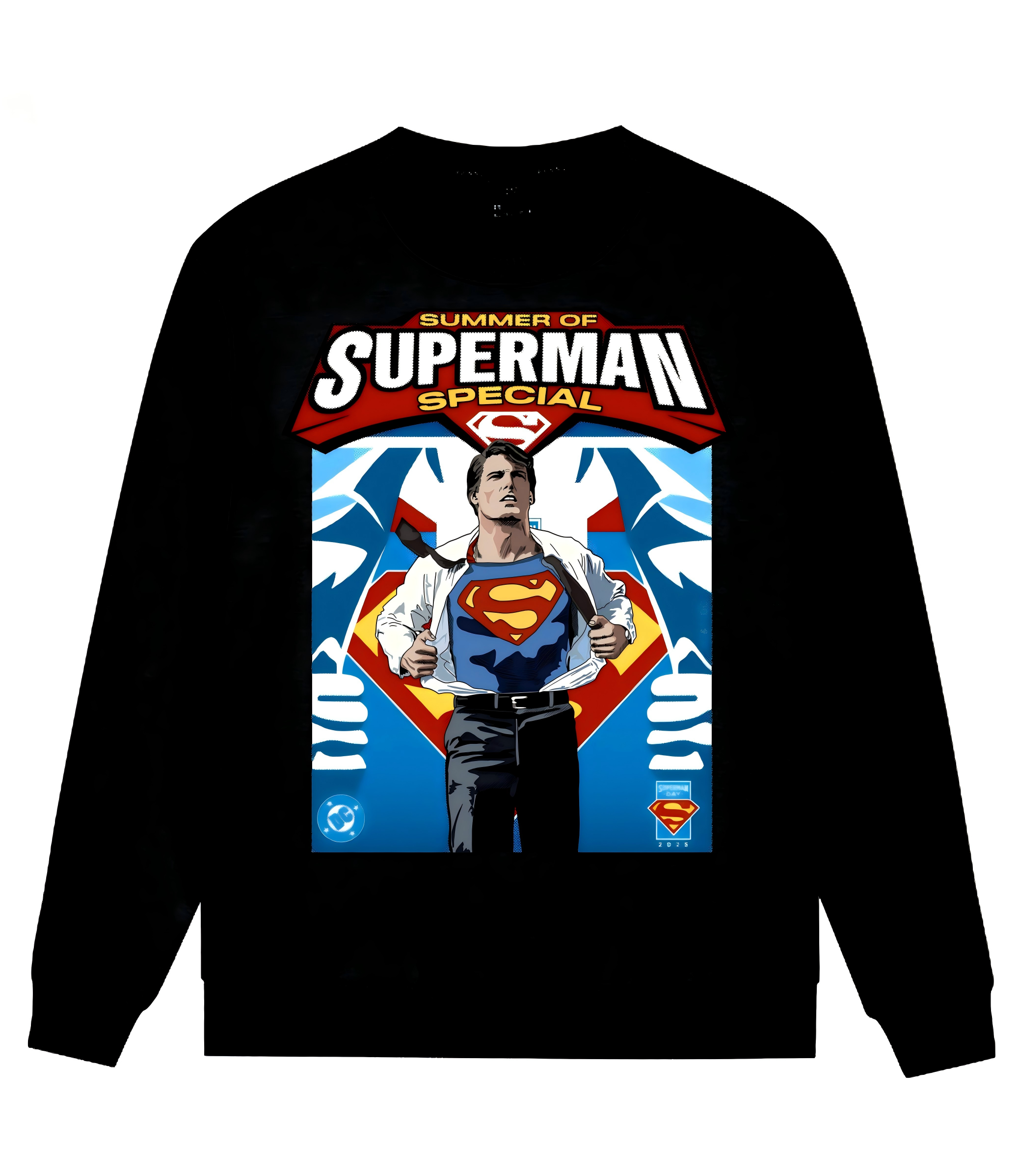 Superman Graphic Pullover – Heavyweight Oversized Streetwear Sweatshirt with Original Design