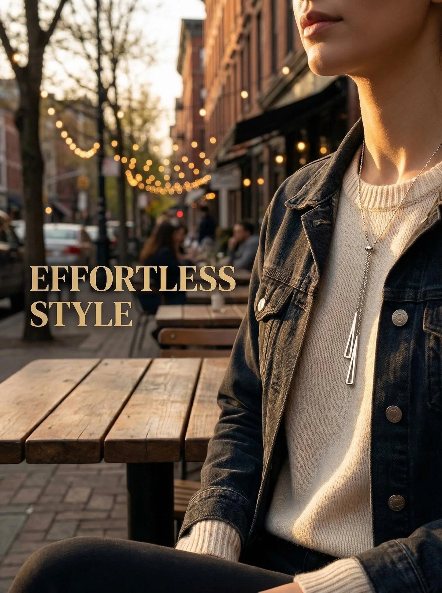 Adjustable Triangle Necklace | OVRSZN